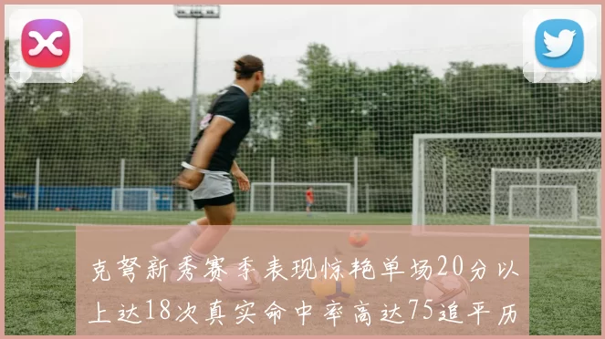 克弩新秀赛季表现惊艳单场20分以上达18次真实命中率高达75追平历史名将